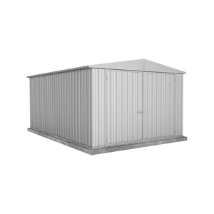 Absco Sheds 3.0 x 4.48 x 2.06m Zincalume Three Door Utility Garden Shed