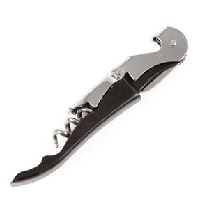 Olympia Waiter's Friend Corkscrew Black Multi-function Wine Bottle Opener Foil Cutter