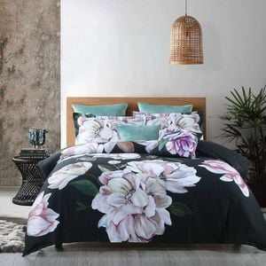 Bianca Tazanna Black Quilt Cover Set Queen