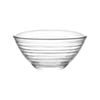 LAV Derin Glass Serving Bowl - Clear Nesting Kitchen Mixing Bowls - 200ml - 11cm