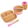 Tiny Dining 5pc Bamboo Segmented Baby Weaning Set