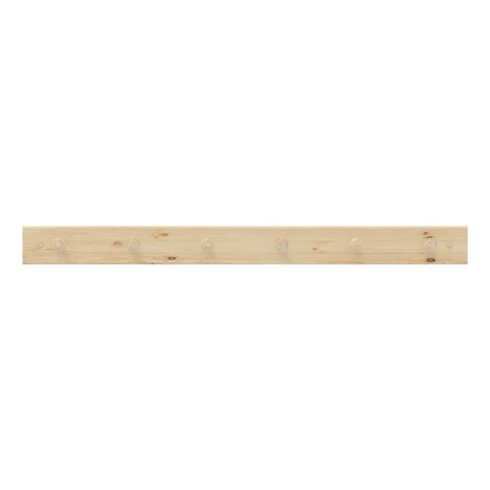Mode Natural Pine Board 6 Hook Rack