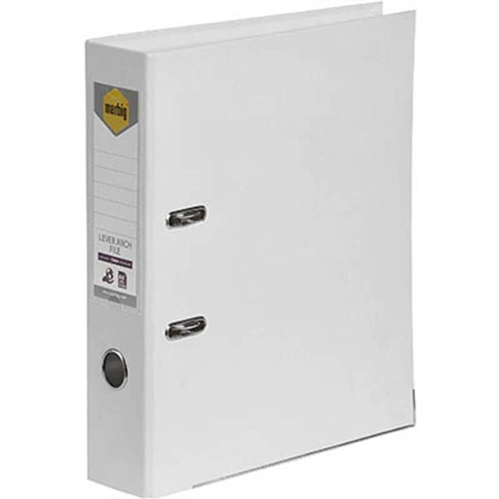 Marbig Lever Arch File 75mm (A4) (White)