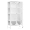 Cooper & Co. Eve 150cm Modern Large Metal Cabinet White