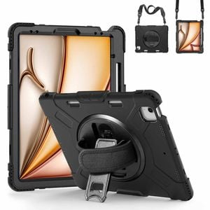 Tough On iPad Air 13" 2024 / 2025 Case Rugged Protection Black