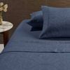 Accessorize Hotel Jacquard Cotton Rich Sheet Set Navy King