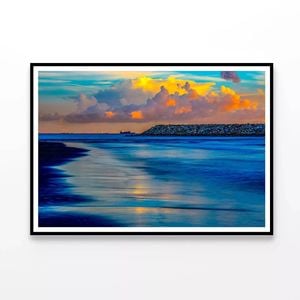 Scenic Sea View in Taiwan  Print 100% Australian Made 90x60cm  (Poster)