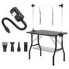 Advwin Pet Grooming Table Salon Table + Pet Hair Dryer