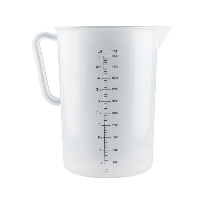 Plastic Polypropylene Measuring Jugs 5L