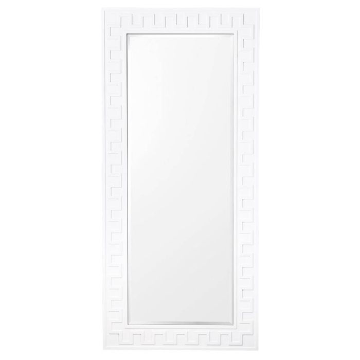 Rhodes Floor Mirror - White