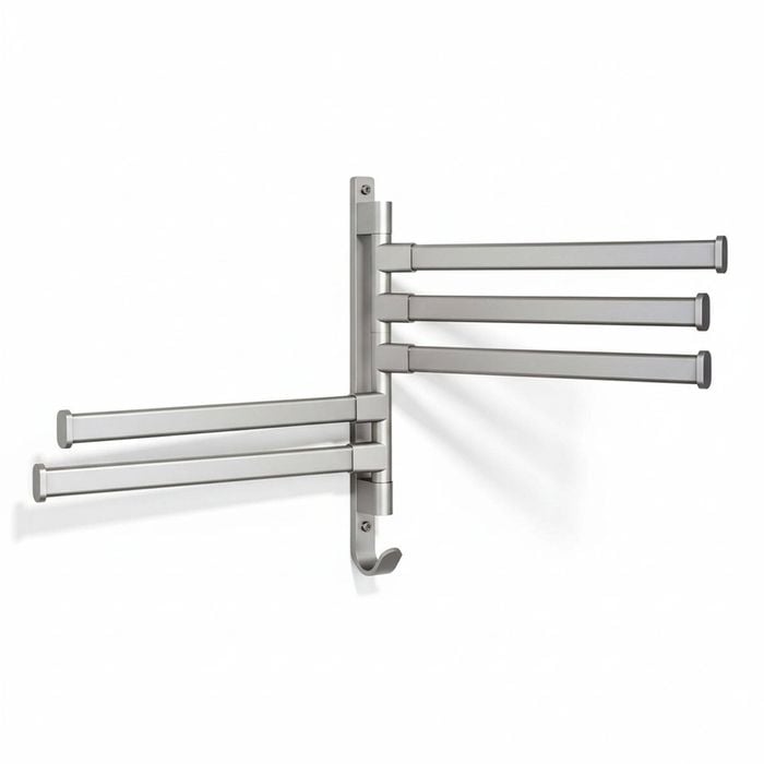 5-Tier Swivel Towel Rail Stainless Steel Rotary Rack
