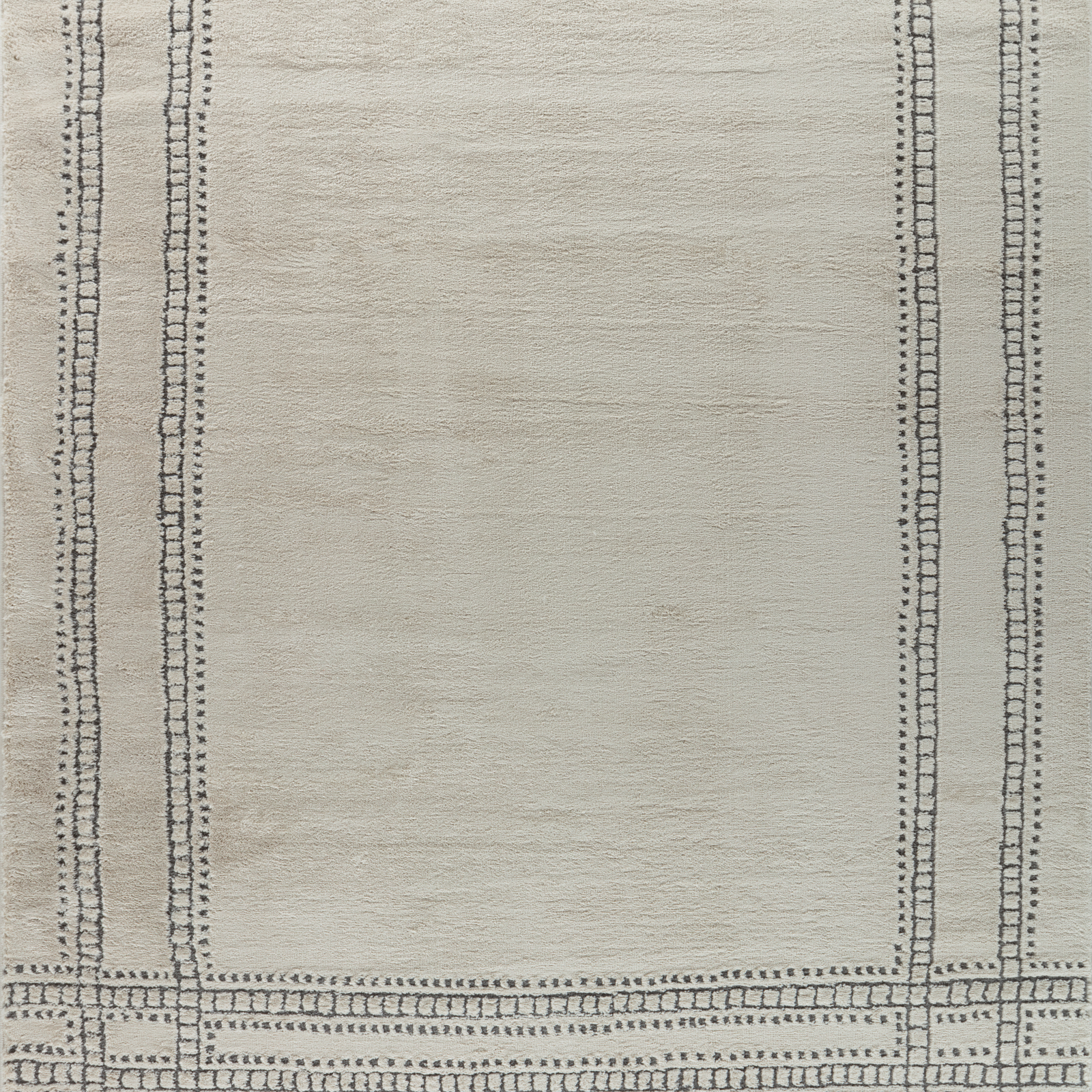 200 x 290cm Moroccan Polypropylene + Polyester Border Rug product image
