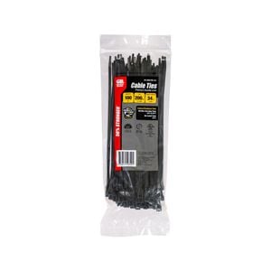 Gardner Bender 200 x 4.3mm Black Double-Lock Cable Ties - 100 Pack