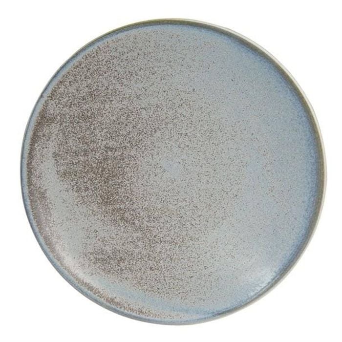 Olympia Coupe Plates Ember Blue 230mm 6 Pack Porcelain Dinnerware Restaurant Gastropub