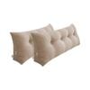 SOGA 2x 120cm Beige Wedge Pillows