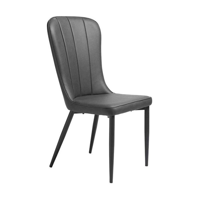 Modern Furniture Hudson High Back Dining Chair Dark Grey 51.5x60.5x98.5cm