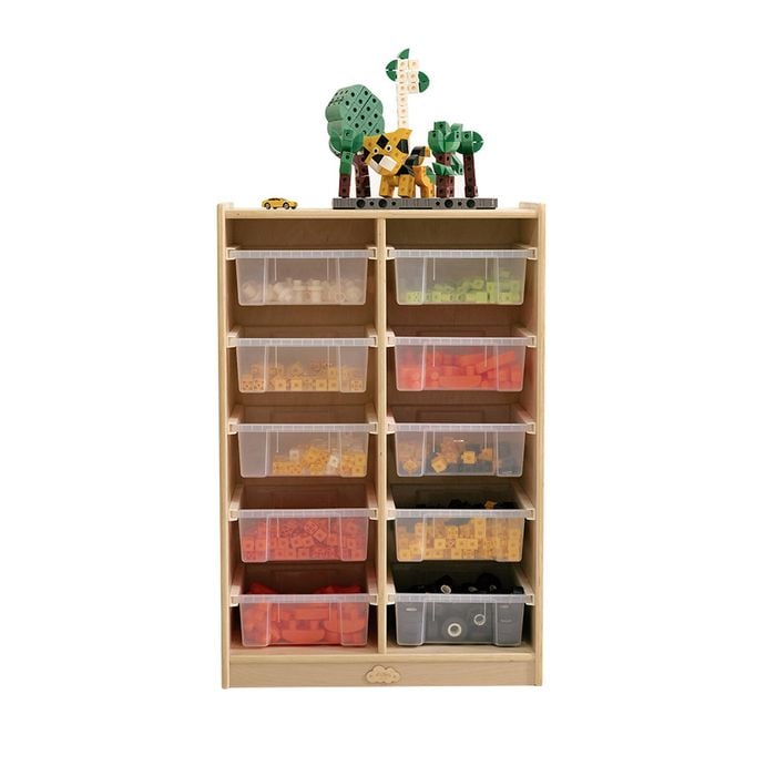 Jooyes 10 Tray Storage Cabinet - 45cm | Shelf Cabinet | 92cm