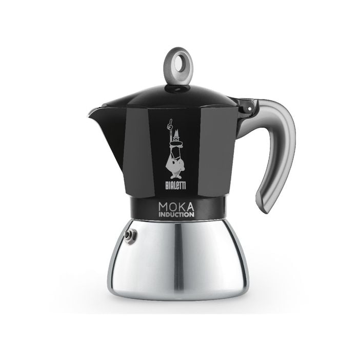 Bialetti Moka 4 Cup Induction Espresso Maker - Black