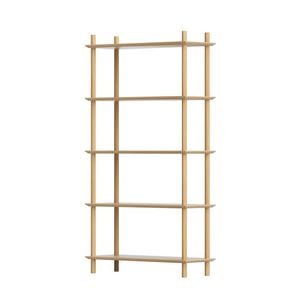 Artiss 5 Tiers Bookshelf Storage Bookcase Pine