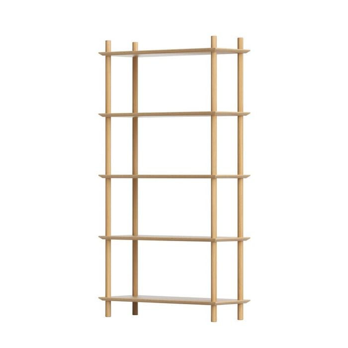 Artiss 5 Tiers Bookshelf Storage Bookcase Pine
