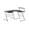 Artiss L-shape Computer Desk Black