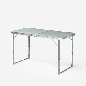 Decathlon - Folding Camping Table - 4 To 6 People - Green - One Size
