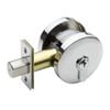Gainsborough Bright Chrome G2 Series Single Cylinder Smooth Round Deadbolt