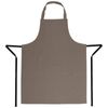 Whites Bib Apron Polycotton Tan Adjustable Straps Professional Kitchen Uniform