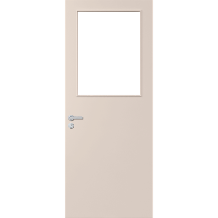 Corinthian 2040 x 820 x 35mm External Door Duracote Clear Glass NO7