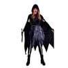 More Than Party Womens Grim Costume Hooded Cape Tattered Layered Dress XS/S