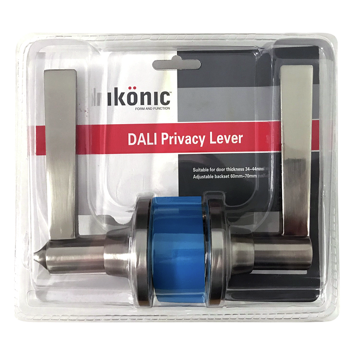Ikonic Satin Stainless Steel Dali Privacy Set