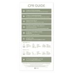 Pool Signs Australia Pool Safety CPR Sign - Moss Green
