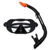 Land & Sea Sports Black Marlin Underwater Adult/Teen Silicone Mask & Snorkel Set
