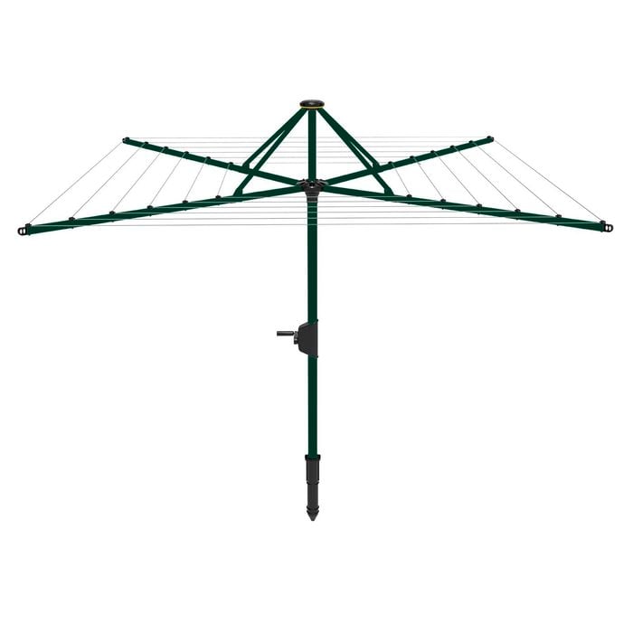 Daytek 38m MK2 Rotary Clothesline - Hawthorn Green