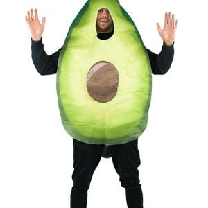 Novelty Bright Green Avocado Adults Food Costume - One Size