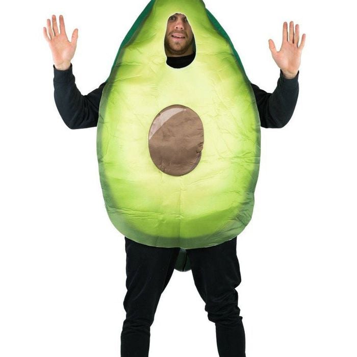 Novelty Bright Green Avocado Adults Food Costume - One Size