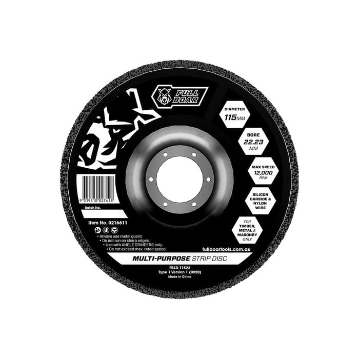 Full Boar 115mm Multi-Purpose Strip Disc