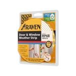 Raven 5000mm White RP48 Self Adhesive Weather Strip