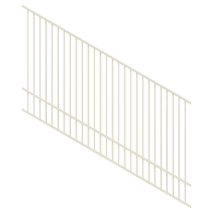 ProtectorAl 1201-2400W x 1500H Surfmist Raked 16-30º Flat Top Pool Fence Panel