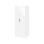 Lugna 2048X900X580mm White 5 Shelf Double Door Cabinet - White