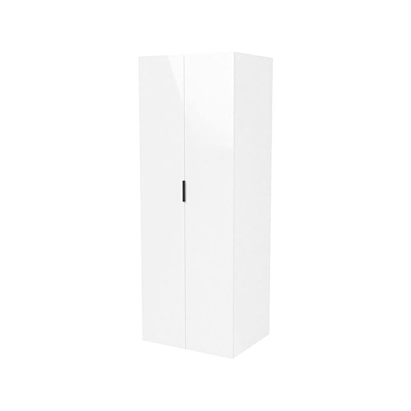 Lugna 2048 x 900 x 580mm White 5 Shelf Double Door Cabinet