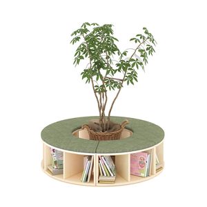 Jooyes Puzzle Series Circular Modular Seating and Storage Set