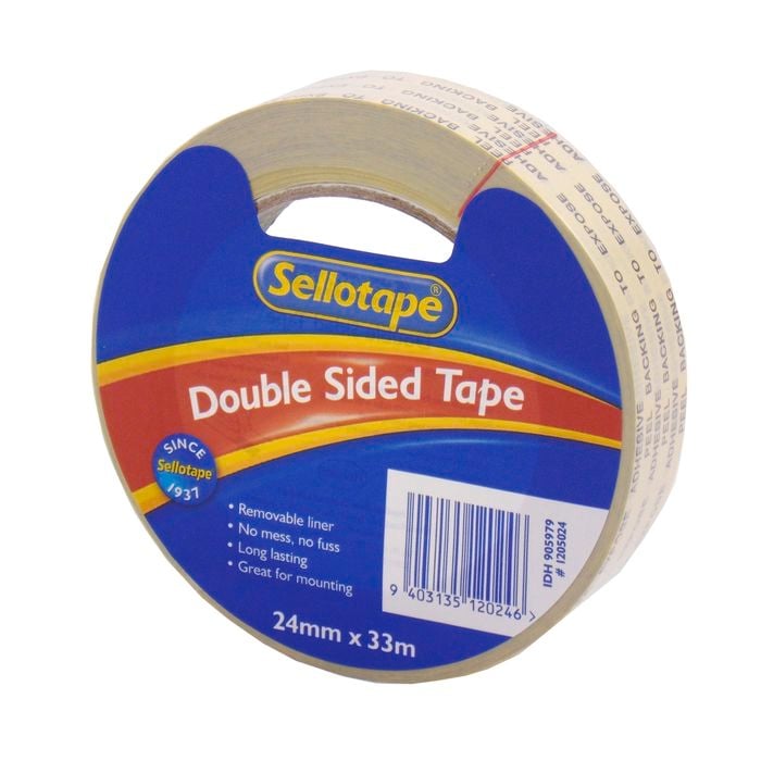 Sellotape® 24mm x 33m Double Sided Tape