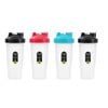 4PK Lemon & Lime Shaker Bottle with Stainless Steel Ball 600ml Assorted