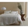 Bedding Co. Organic Bamboo Quilt Cover Set 350TC White Queen