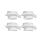 Click 12cm 10Lm Taylor Solar LED Gutter Light - 4 Pack