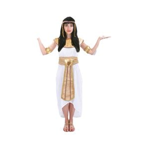 More Than Party Adult White and Gold Egyptian Queen Costume S/M