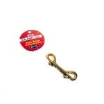Dura Loc 15 x 90mm Brass Double End Snap Hook