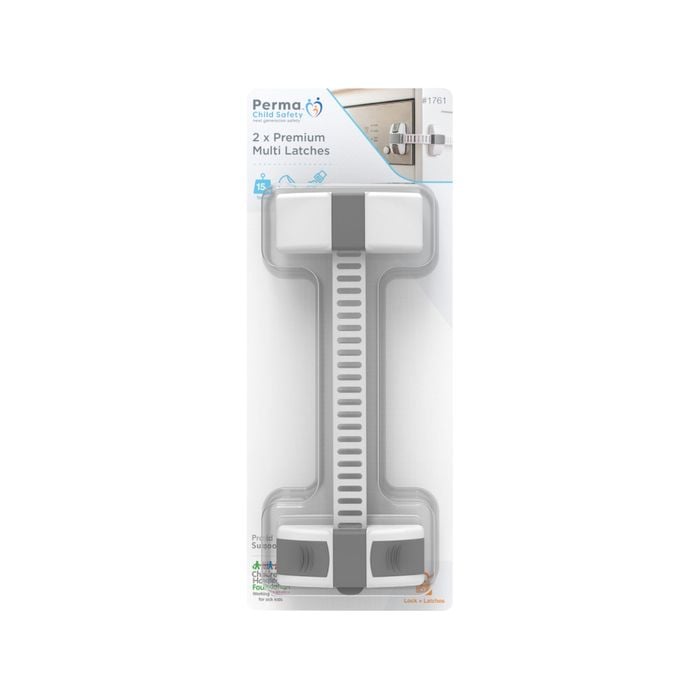 Perma White Premium Multi Latches - 2 Pack