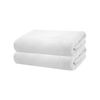 2pc Bambury Ultra soft Angove Bath Towel 70x140cm White Cotton Woven Home Decor